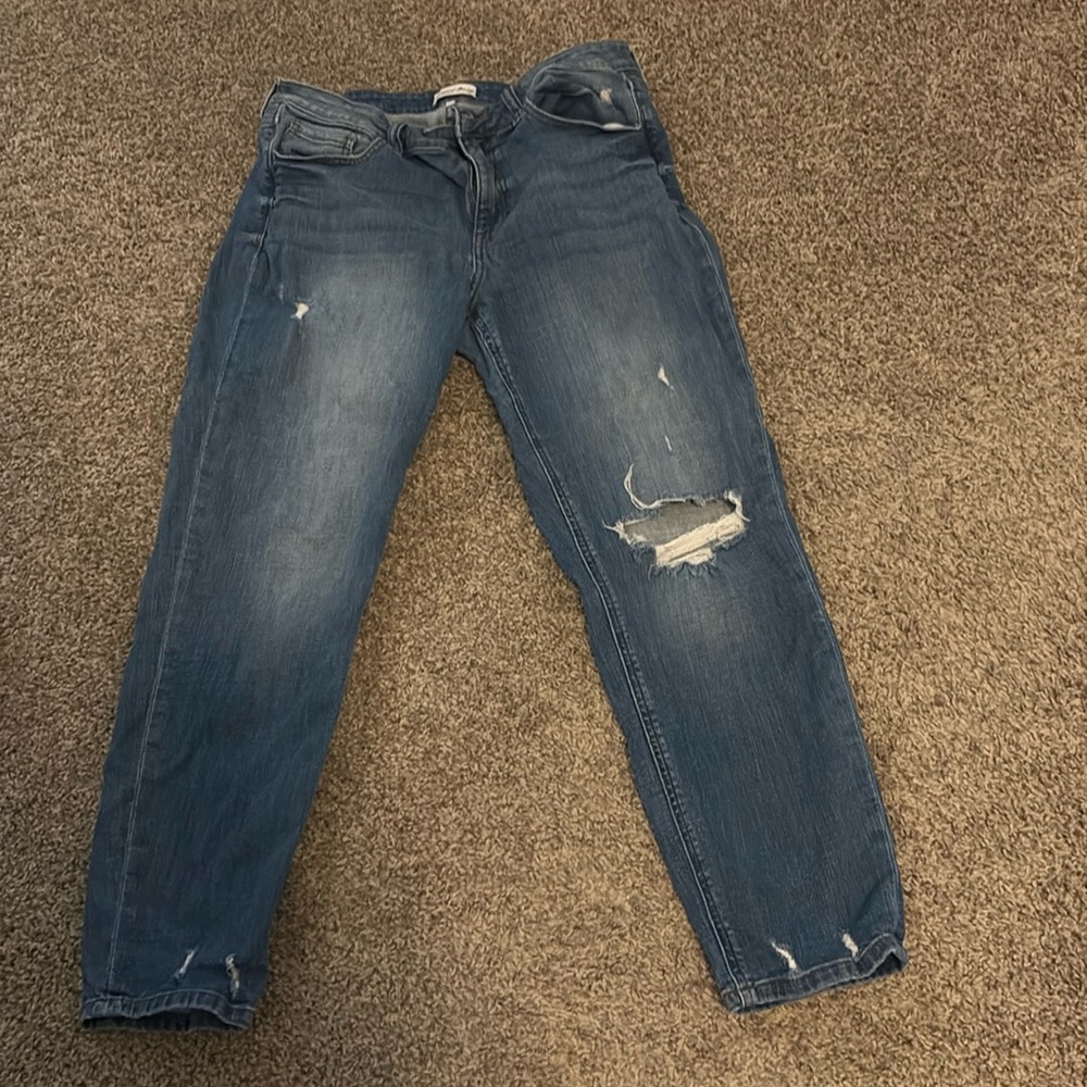 purchased from Stitch Fix Size 31 Factory distressed studio blue jeans.